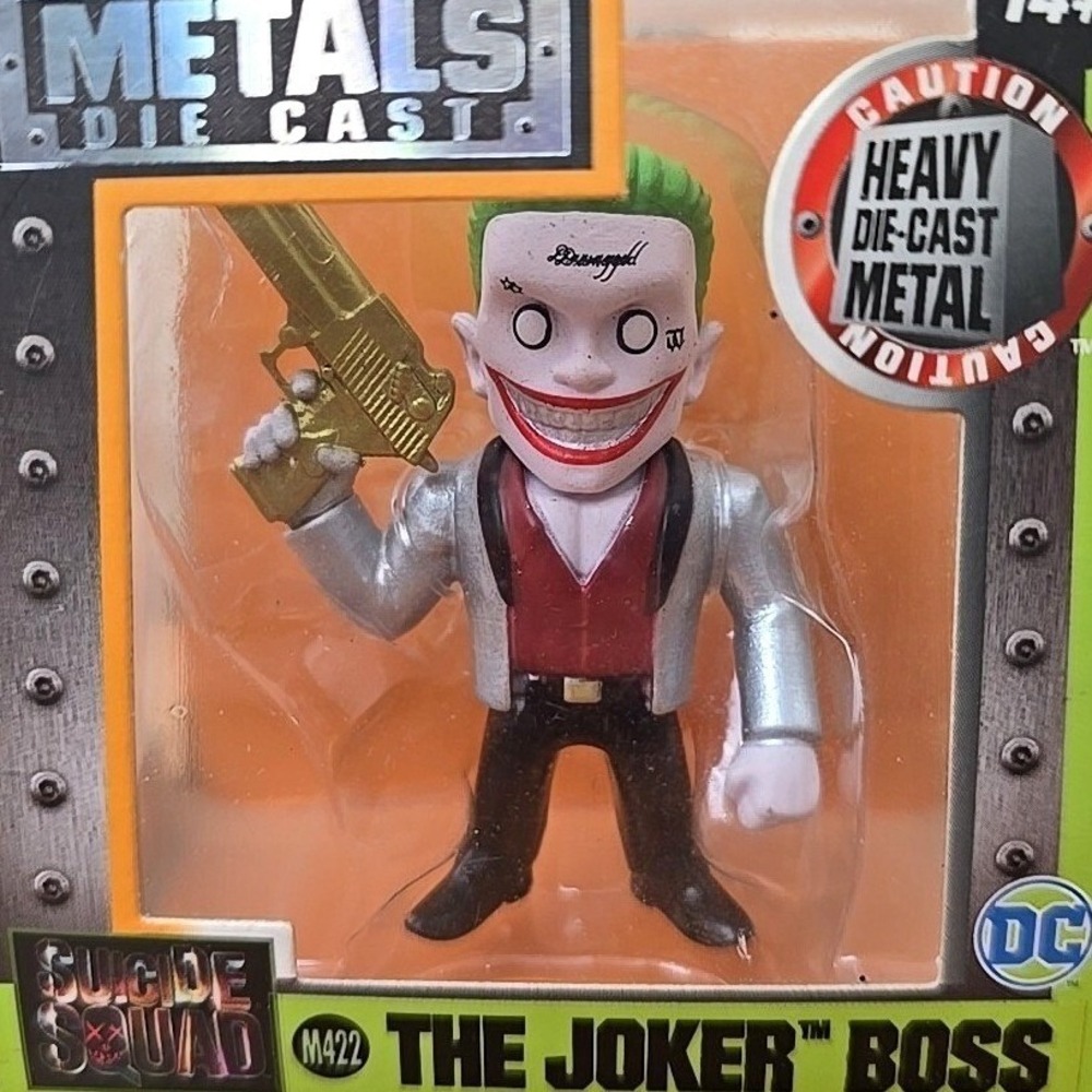Jada Metals Die-Cast M422 The Joker Boss DC Suicide Squad Figure NIB